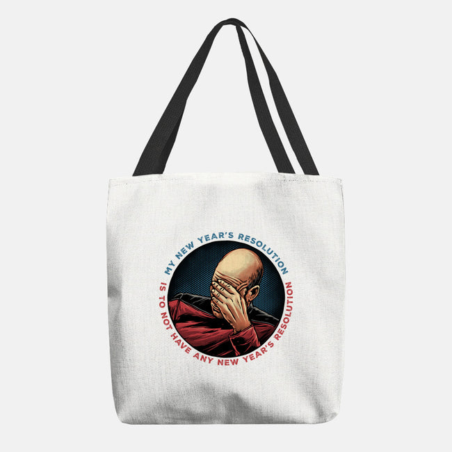 No New Year’s Resolution-None-Basic Tote-Bag-glitchygorilla