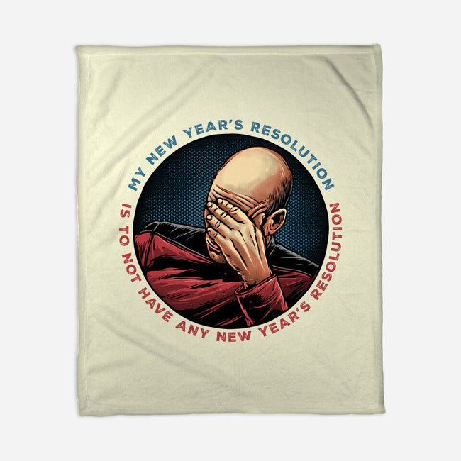No New Year’s Resolution-None-Fleece-Blanket-glitchygorilla