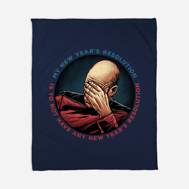 No New Year’s Resolution-None-Fleece-Blanket-glitchygorilla