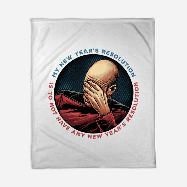 No New Year’s Resolution-None-Fleece-Blanket-glitchygorilla
