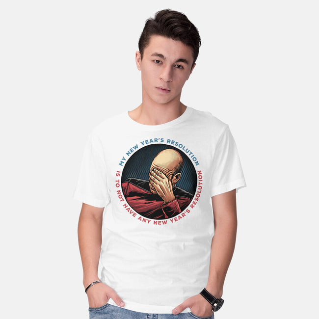 No New Year’s Resolution-Mens-Basic-Tee-glitchygorilla