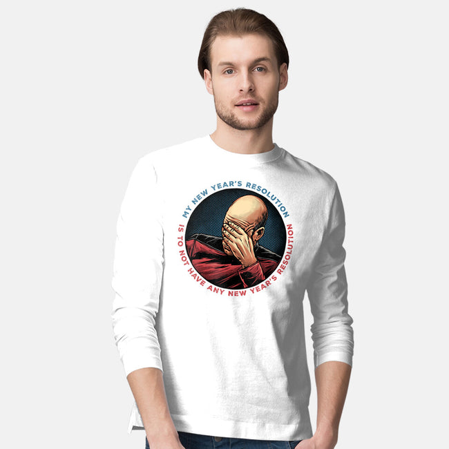 No New Year’s Resolution-Mens-Long Sleeved-Tee-glitchygorilla