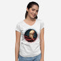 No New Year’s Resolution-Womens-V-Neck-Tee-glitchygorilla