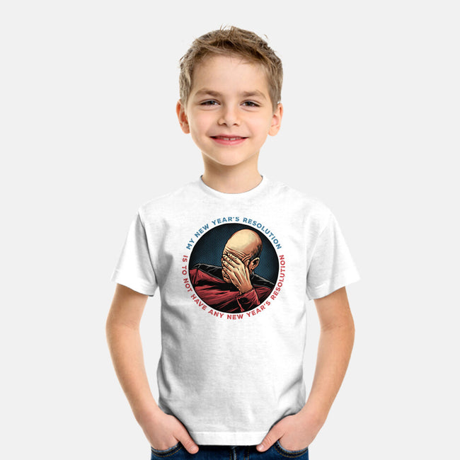 No New Year’s Resolution-Youth-Basic-Tee-glitchygorilla