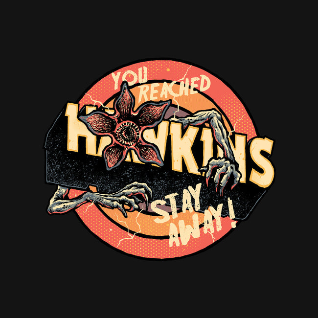 Stay Away From Hawkins-Unisex-Crew Neck-Sweatshirt-glitchygorilla