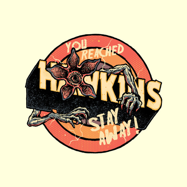 Stay Away From Hawkins-None-Drawstring-Bag-glitchygorilla