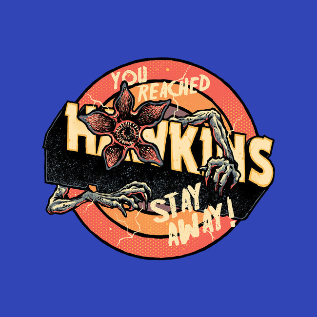 Stay Away From Hawkins-Unisex-Crew Neck-Sweatshirt-glitchygorilla