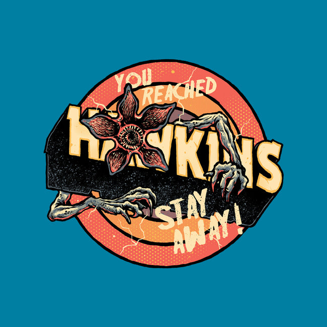 Stay Away From Hawkins-None-Basic Tote-Bag-glitchygorilla