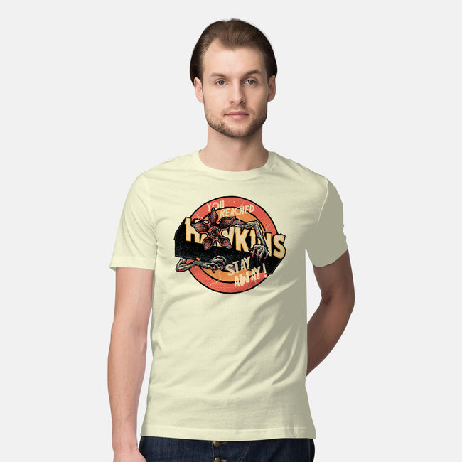 Stay Away From Hawkins-Mens-Premium-Tee-glitchygorilla