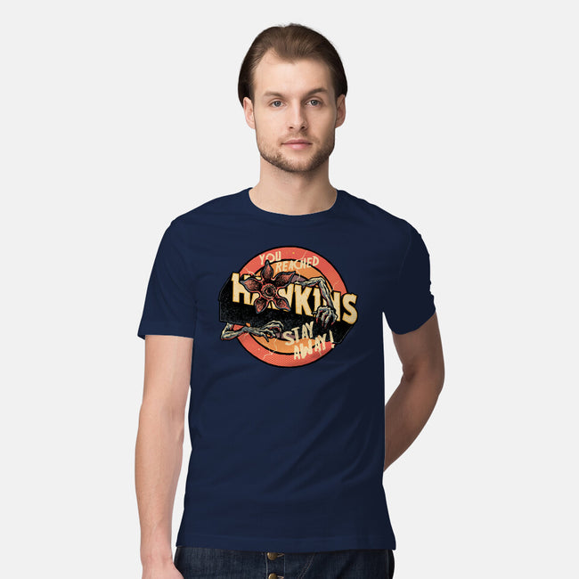Stay Away From Hawkins-Mens-Premium-Tee-glitchygorilla