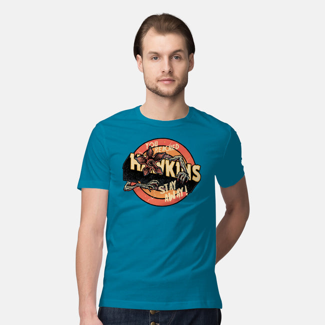Stay Away From Hawkins-Mens-Premium-Tee-glitchygorilla