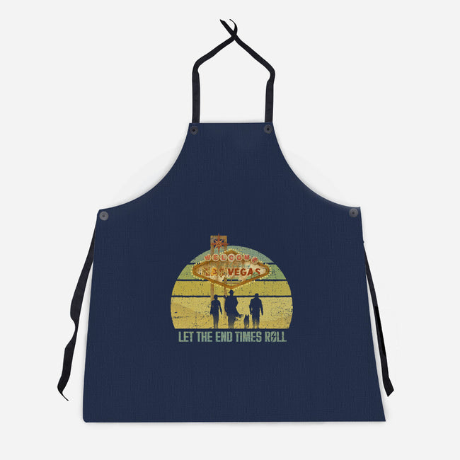Let The End Times Roll-Unisex-Kitchen-Apron-kg07