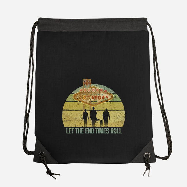 Let The End Times Roll-None-Drawstring-Bag-kg07