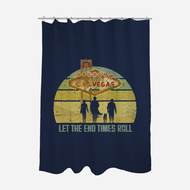 Let The End Times Roll-None-Polyester-Shower Curtain-kg07