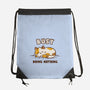 Busy Doing Nothing-None-Drawstring-Bag-kg07