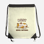 Busy Doing Nothing-None-Drawstring-Bag-kg07