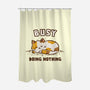 Busy Doing Nothing-None-Polyester-Shower Curtain-kg07