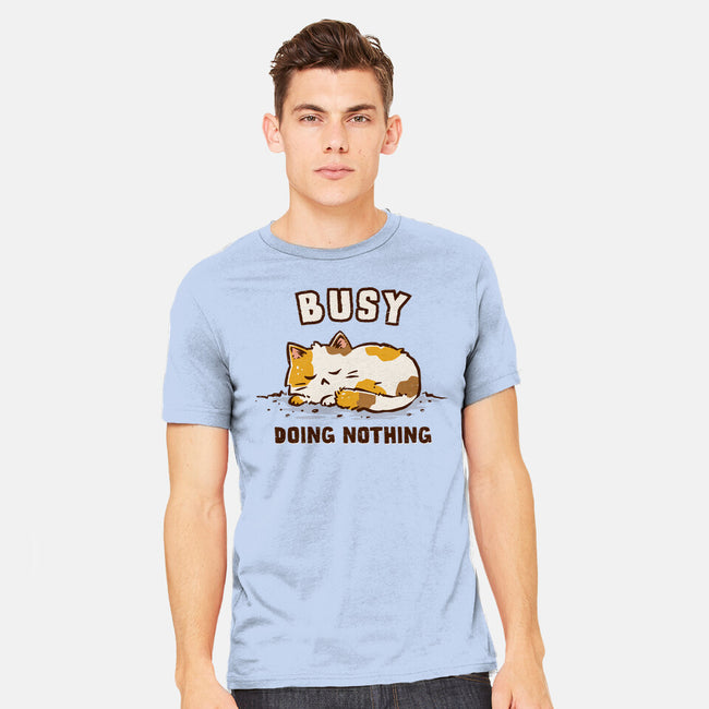 Busy Doing Nothing-Mens-Heavyweight-Tee-kg07