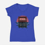 Strange Music-Womens-V-Neck-Tee-glitchygorilla