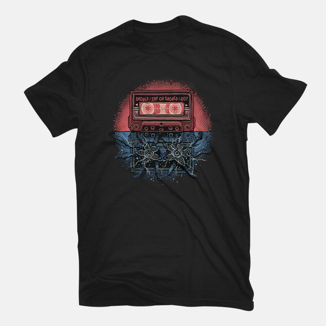 Strange Music-Unisex-Basic-Tee-glitchygorilla