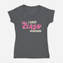 I Fought The Truth-Womens-V-Neck-Tee-paulagarcia