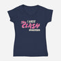 I Fought The Truth-Womens-V-Neck-Tee-paulagarcia
