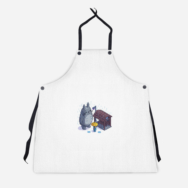 Voxel Forest Spirit-Unisex-Kitchen-Apron-LILIVIA