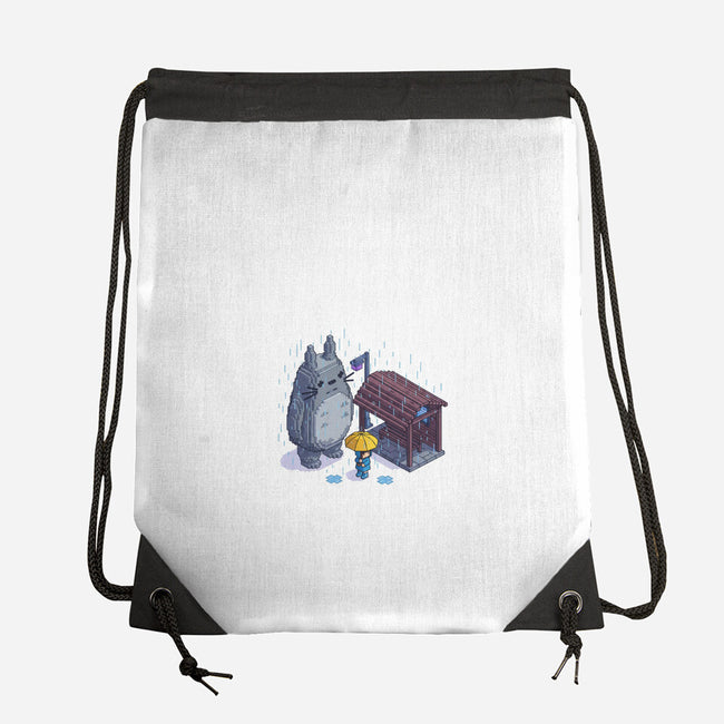 Voxel Forest Spirit-None-Drawstring-Bag-LILIVIA