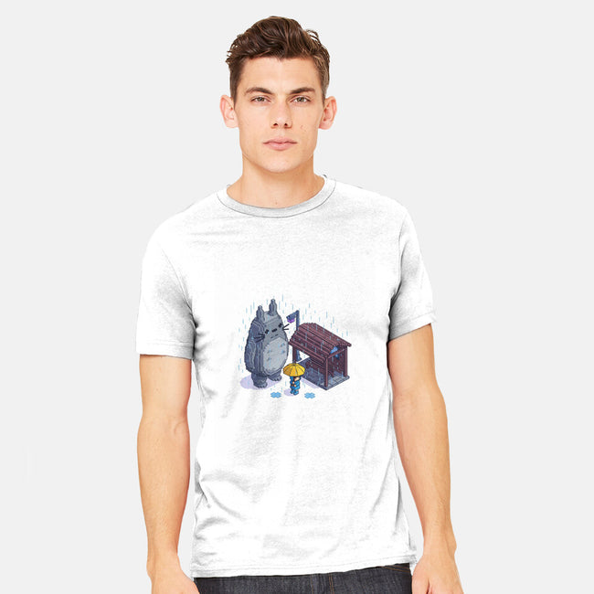 Voxel Forest Spirit-Mens-Heavyweight-Tee-LILIVIA