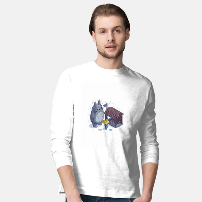Voxel Forest Spirit-Mens-Long Sleeved-Tee-LILIVIA