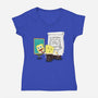 Me-Hoy-Mi-Noy-Womens-V-Neck-Tee-DrawnByBryan