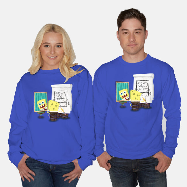 Me-Hoy-Mi-Noy-Unisex-Crew Neck-Sweatshirt-DrawnByBryan