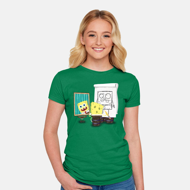 Me-Hoy-Mi-Noy-Womens-Fitted-Tee-DrawnByBryan