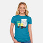 Me-Hoy-Mi-Noy-Womens-Fitted-Tee-DrawnByBryan