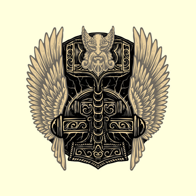 Emblem Of The Hammer-None-Stretched-Canvas-glitchygorilla