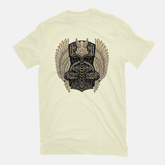 Emblem Of The Hammer-Mens-Basic-Tee-glitchygorilla