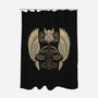Emblem Of The Hammer-None-Polyester-Shower Curtain-glitchygorilla