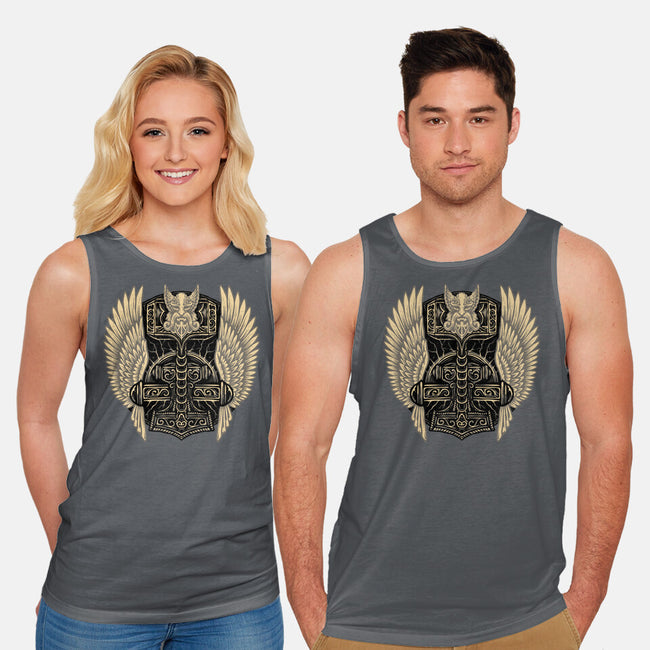 Emblem Of The Hammer-Unisex-Basic-Tank-glitchygorilla