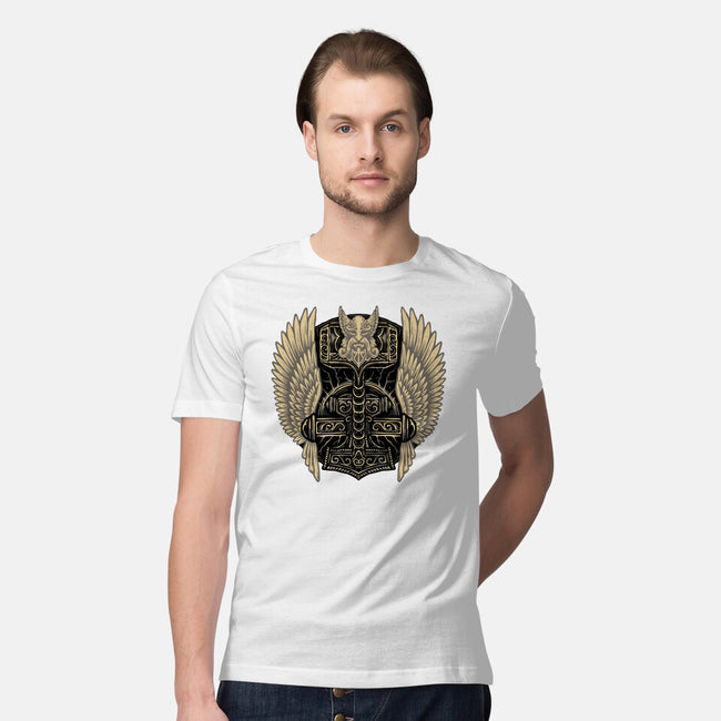 Emblem Of The Hammer-Mens-Premium-Tee-glitchygorilla