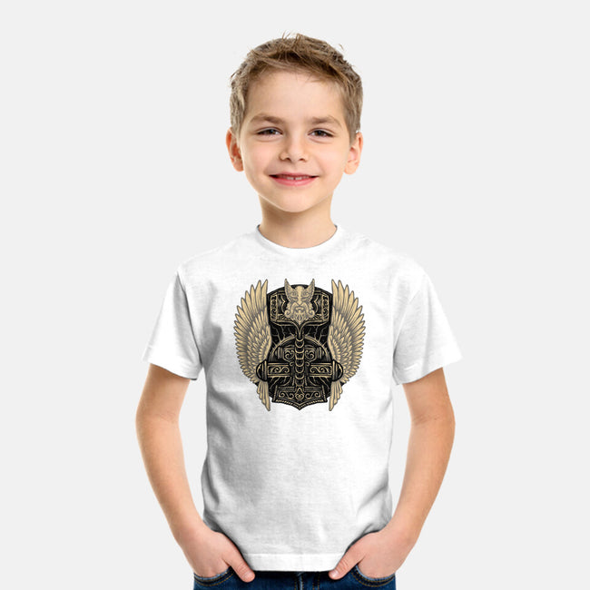 Emblem Of The Hammer-Youth-Basic-Tee-glitchygorilla