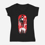 Tetsuo's Attack-Womens-V-Neck-Tee-zascanauta