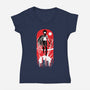 Tetsuo's Attack-Womens-V-Neck-Tee-zascanauta