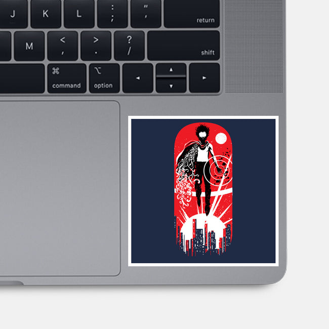 Tetsuo's Attack-None-Glossy-Sticker-zascanauta