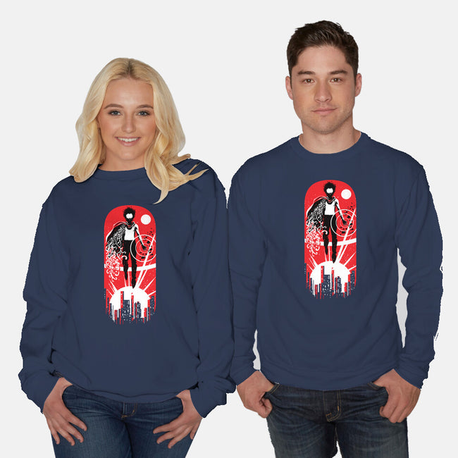 Tetsuo's Attack-Unisex-Crew Neck-Sweatshirt-zascanauta