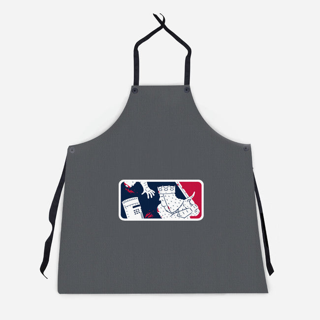 No-Pass League-Unisex-Kitchen-Apron-Raffiti