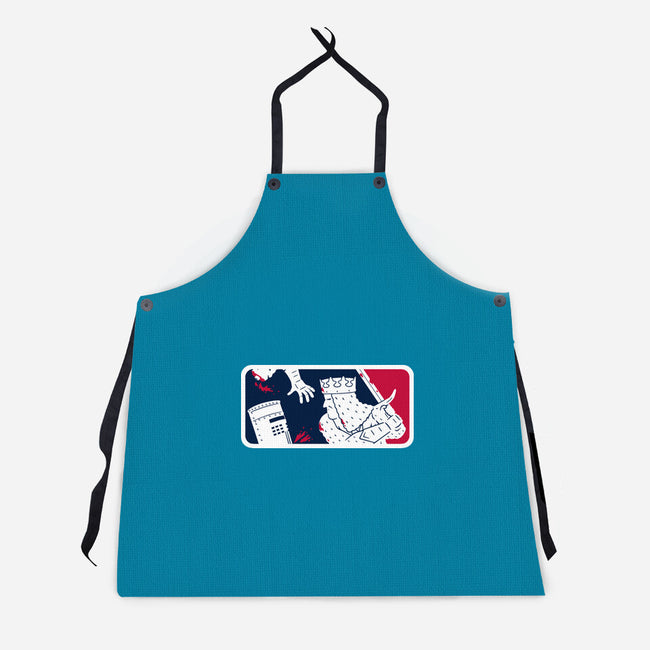 No-Pass League-Unisex-Kitchen-Apron-Raffiti