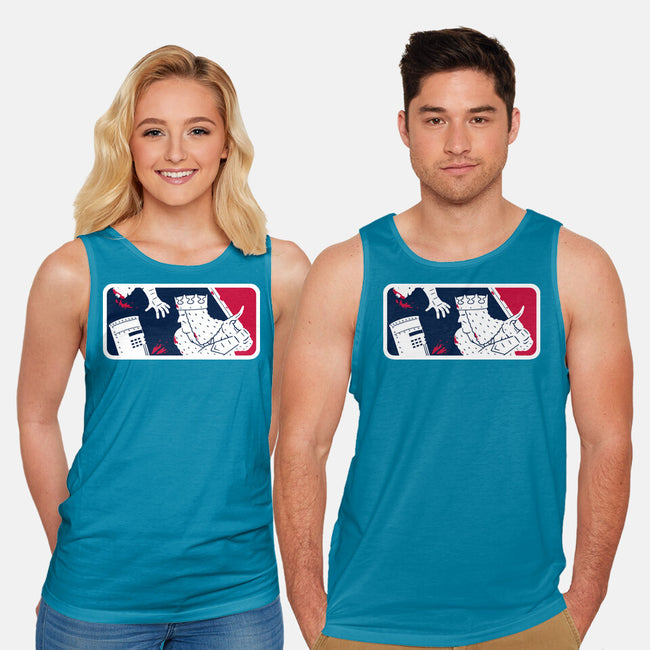 No-Pass League-Unisex-Basic-Tank-Raffiti