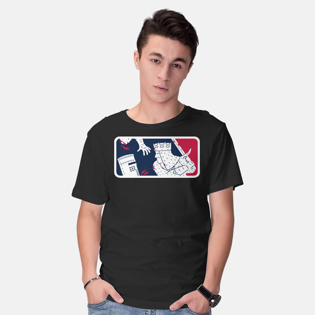 No-Pass League-Mens-Basic-Tee-Raffiti