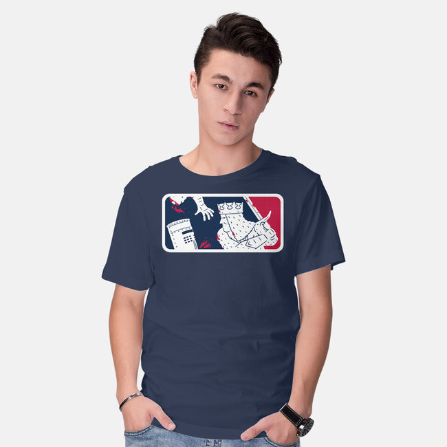 No-Pass League-Mens-Basic-Tee-Raffiti