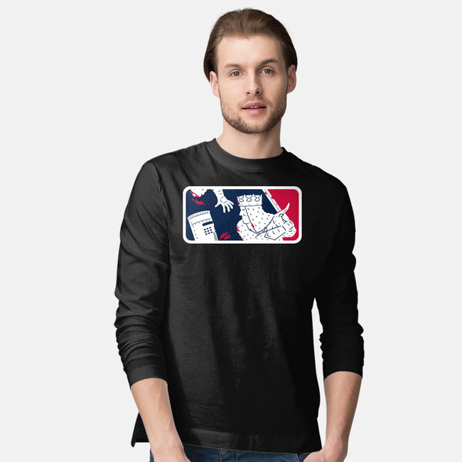No-Pass League-Mens-Long Sleeved-Tee-Raffiti